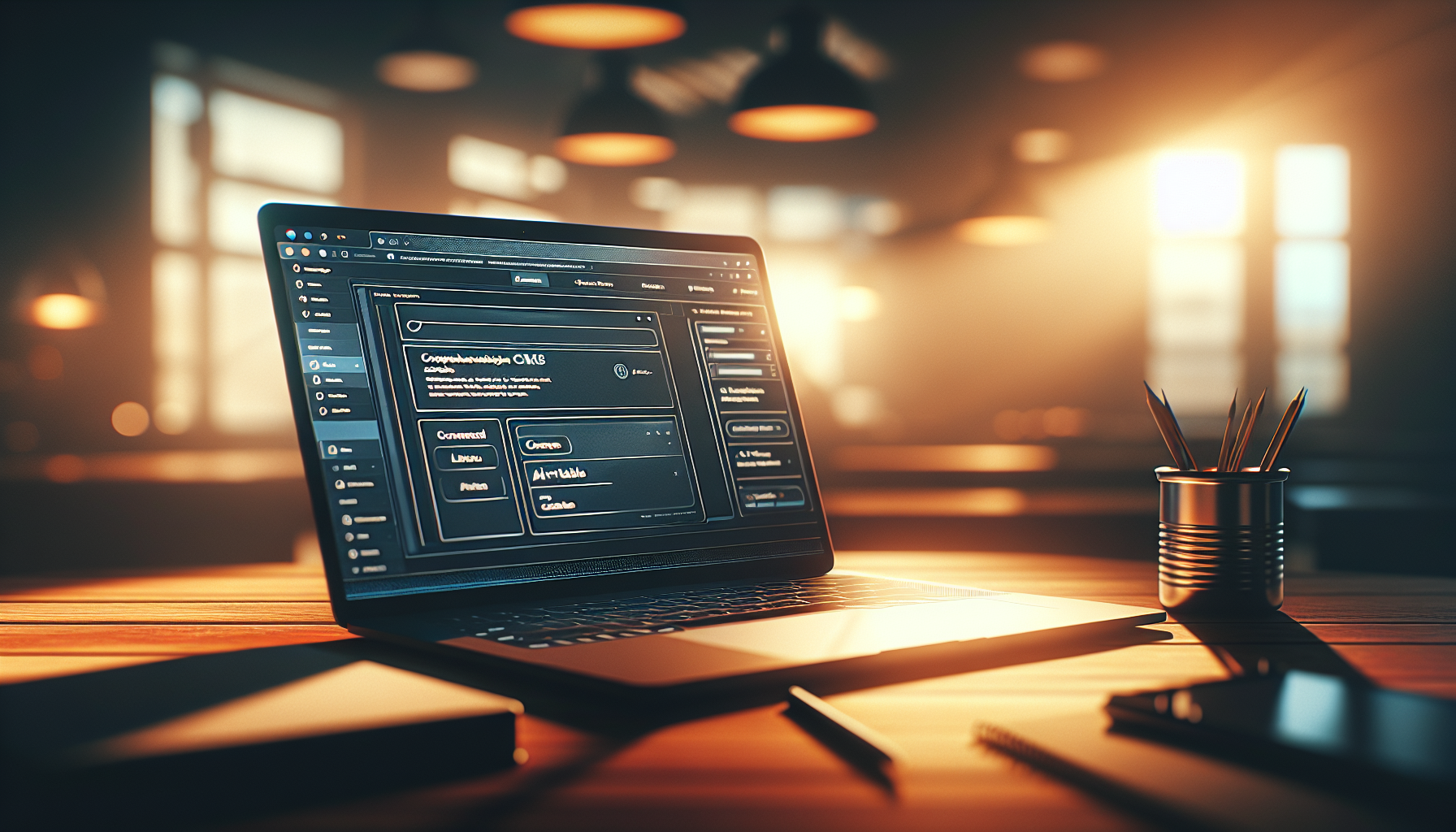 Laptop showing Webflow CMS and Airtable integration.