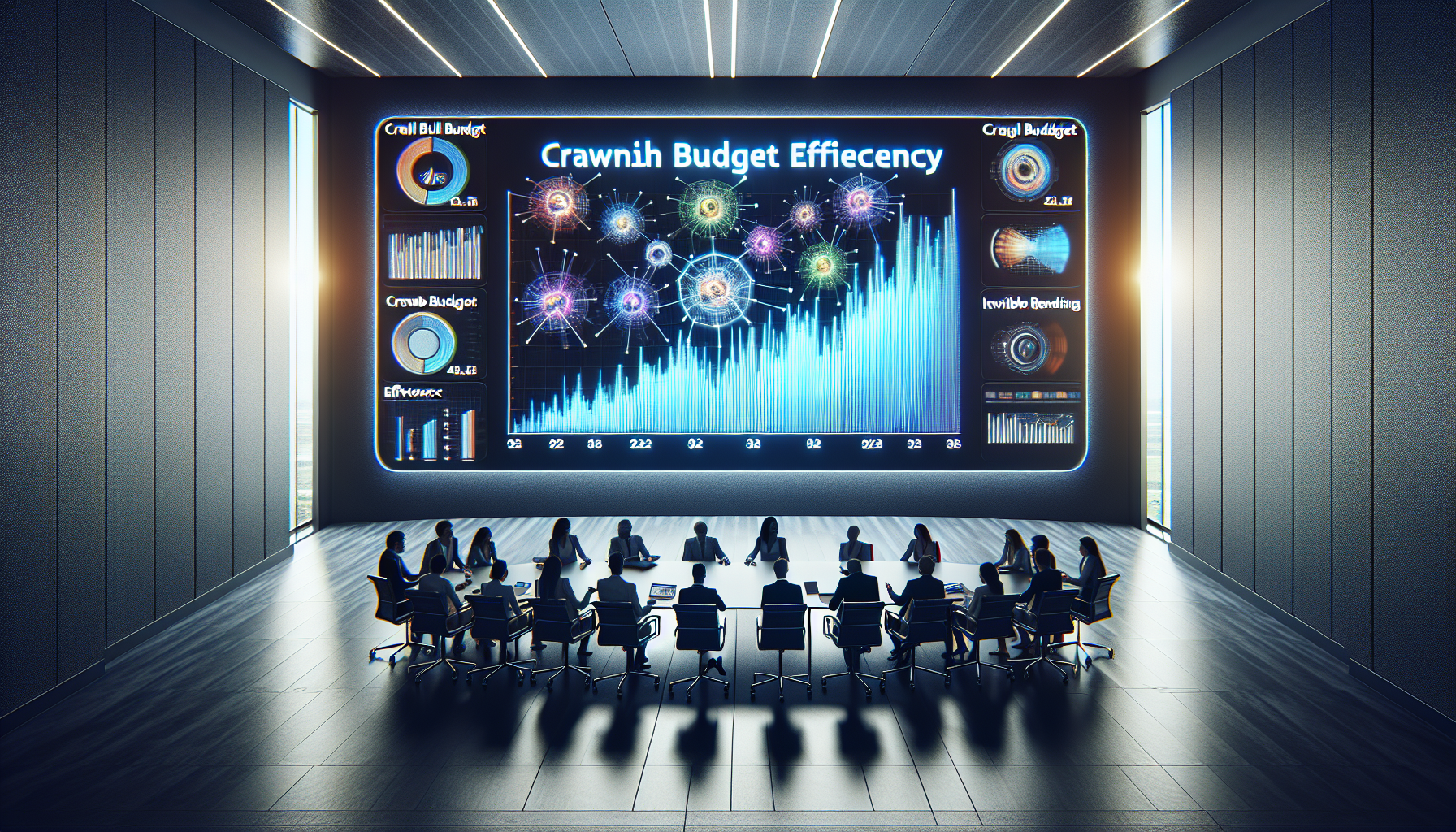 Digital chart comparing rendering methods' crawl budget efficiency.