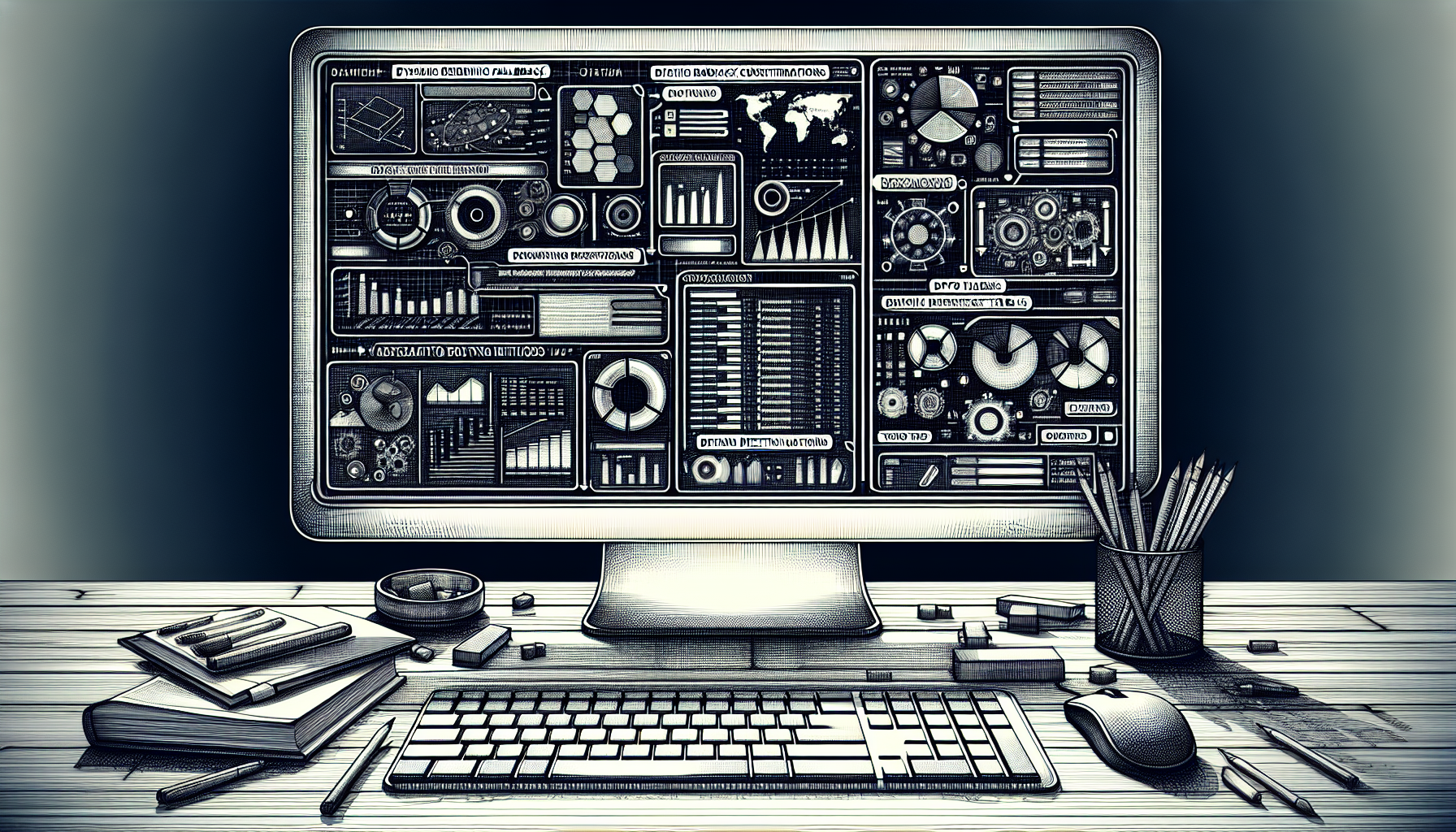 Computer screen with bot detection data tables and dynamic rendering info.