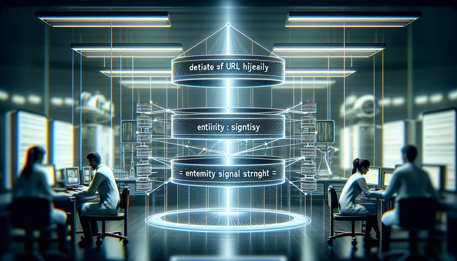 URL hierarchy with segments in tech lab lighting