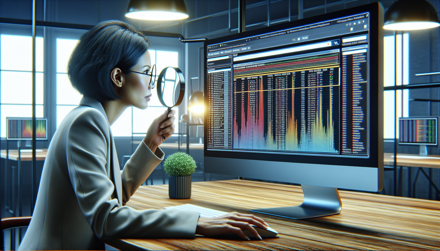 Analyst viewing Google Search Console coverage status codes.