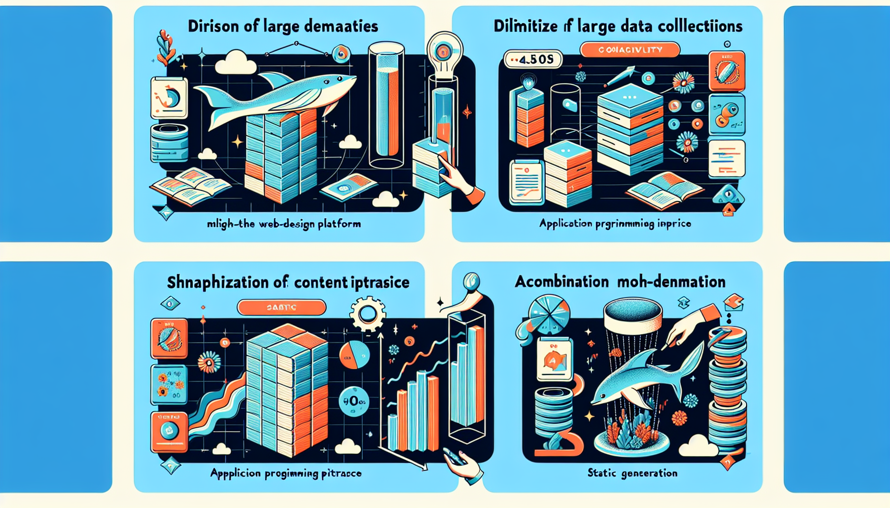 Graphical representations of Webflow workaround methods.